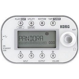 Open Box KORG Pandora Mini PXMINI Guitar Multi-Effects Processor Level 1 White