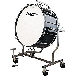 Ludwig Concert Bass Drum w/ LE788 Stand Mahogany Stain 18x40