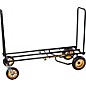 Rock N Roller R12RT Multi-Cart 8-in-1 Equipment Transporter Cart Black Frame/Yellow Wheels All-Terrain thumbnail