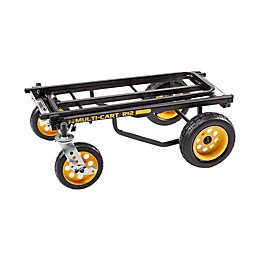 Open Box Rock N Roller Multi-Cart 8-in-1 Equipment Transporter Cart Level 1 Black Frame/Yellow Wheels All-Terrain