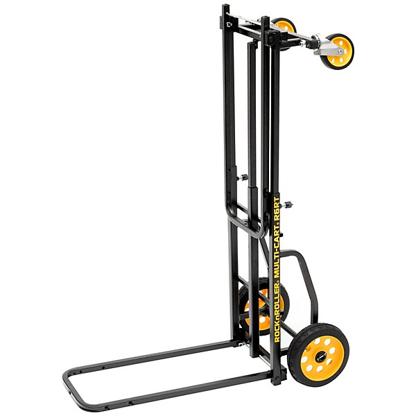 Open Box Rock N Roller R6RT Multi-Cart 8-in-1 Equipment Transporter Cart Level 1 Black Frame/Yellow Wheels Mini