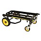 Rock N Roller Multi-Cart 8-in-1 Equipment Transporter Cart Black Frame/Yellow Wheels Mid thumbnail