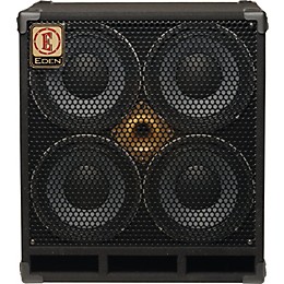 Eden D410XST 1000W 4x10 Bass Speaker Cabinet with Horn Black 4 Ohm