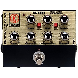 Open Box Eden WTDI World Tour Direct Box and Bass Preamp Level 2 Black 190839235688