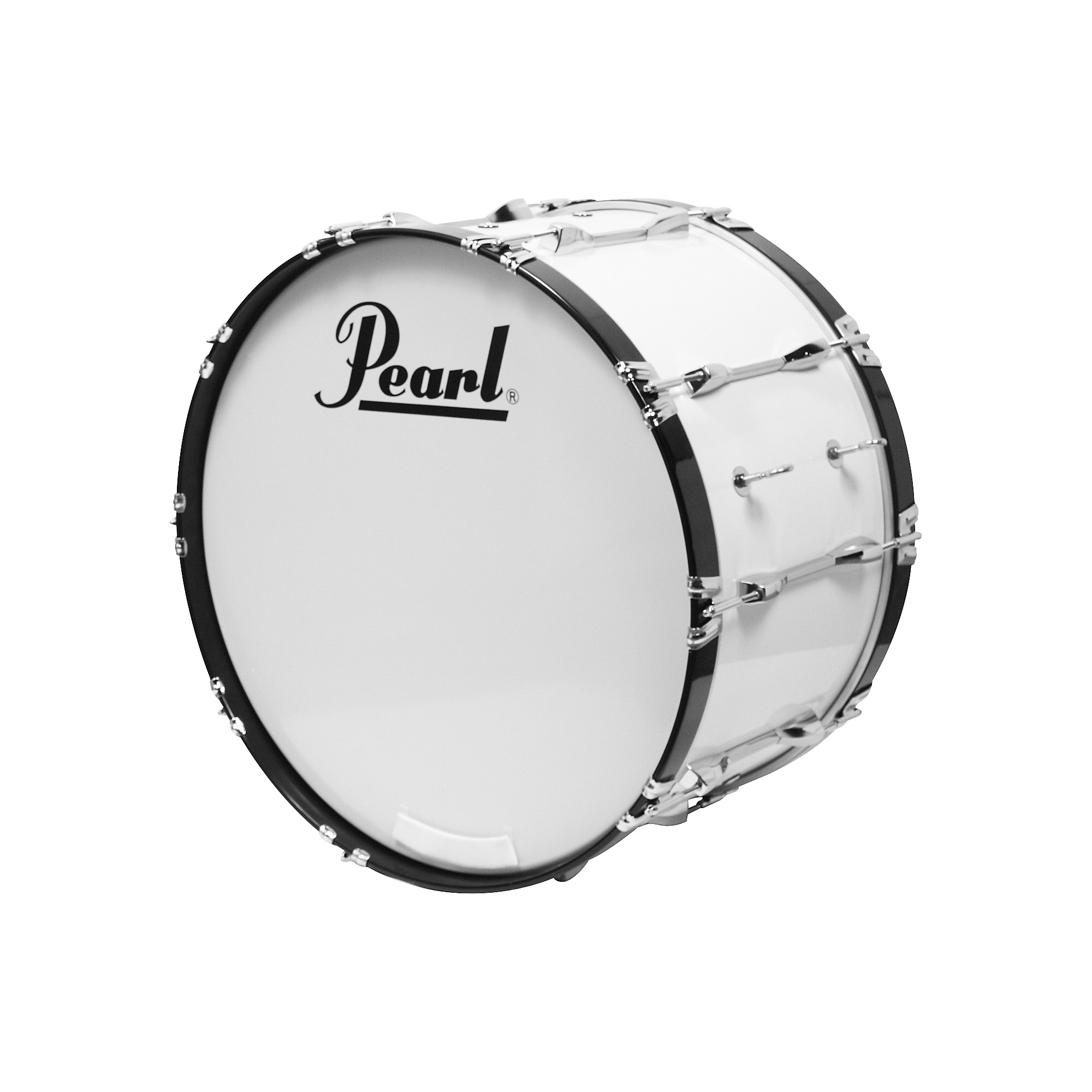 Pearl Competitor Marching Bass Drum Pure White (#33) 20x14