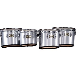 Open Box Pearl Championship Marching Tom Set with R Ring Level 1 Brushed Silver (#26) 10,12,13,14 set