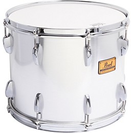 Pearl Maple Traditional Tenor Drum with Championship Lugs Pure White (#33) 16x14