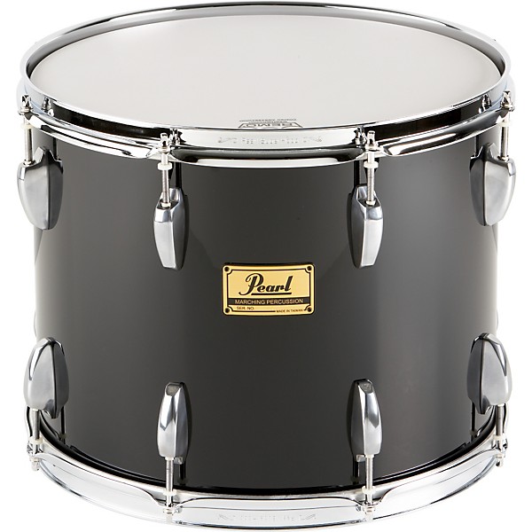 Open Box Pearl Maple Traditional Tenor Drum with Championship Lugs Level 1 Midnight Black (#46) 16x14