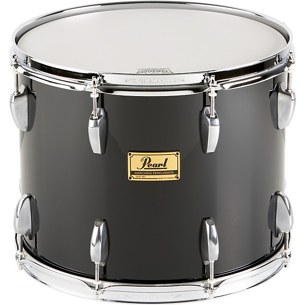 Pearl Maple Traditional Tenor Drum with Championship Lugs Midnight Black (#46) 15x12