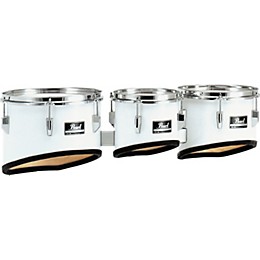 Open Box Pearl Competitor Marching Tom Set Level 1 Pure White (#33) 8,10,12 set