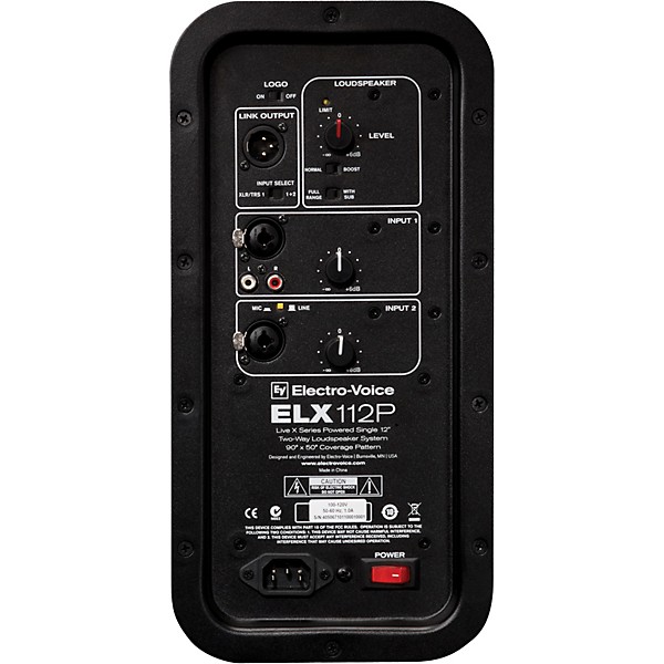 Open Box Electro-Voice ELX112P Active 12" Loudspeaker Level 1