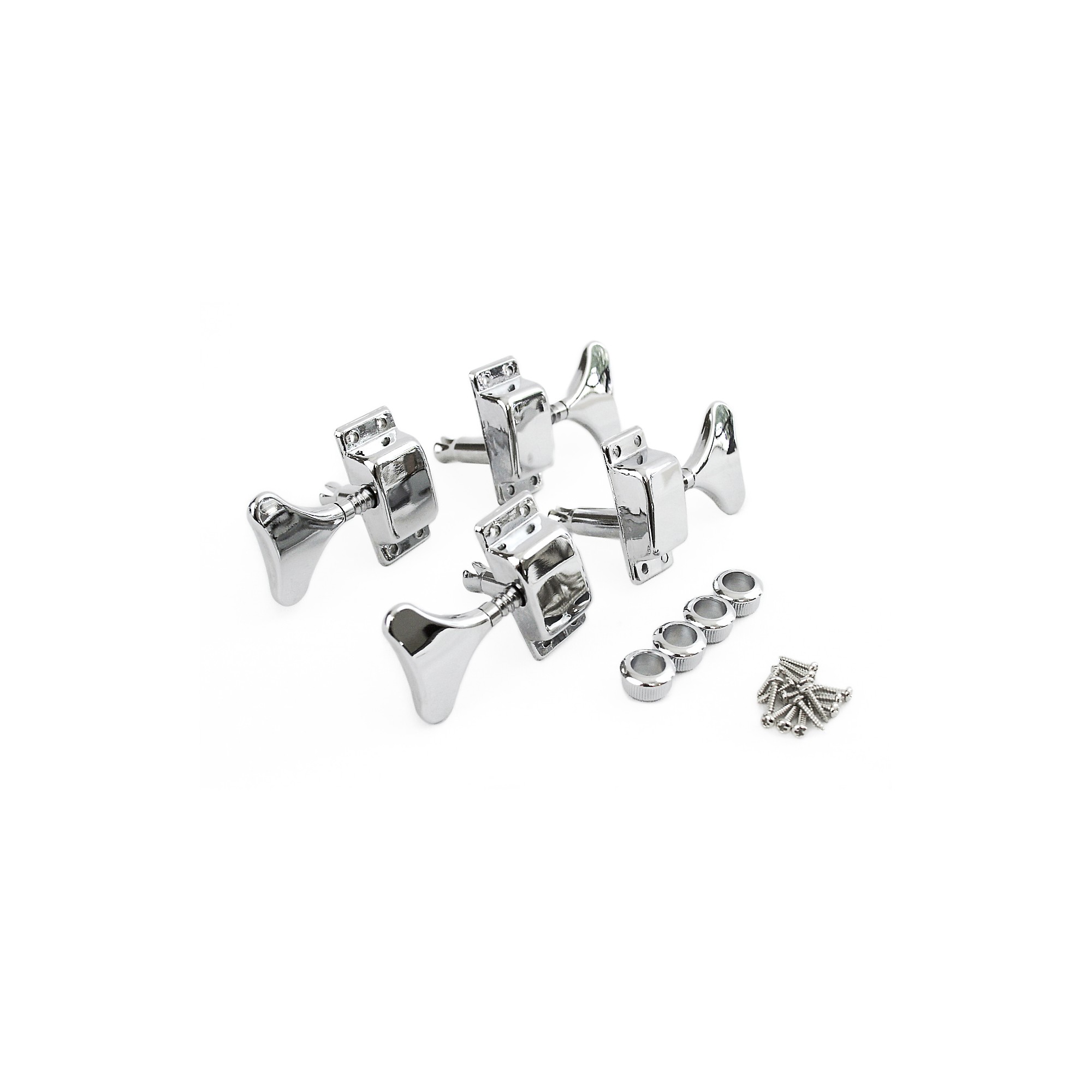 ベース FENDER Bass Tuning Machines Chrome Fender Standard / Highway One Series Bass Tuning Machines