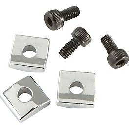 Proline Floyd Rose-Style Locking Nut Block w/ Screws 3 ... Proline Floyd Rose-Style Locking Nut Block w/ Screws 3 Pack Chrome