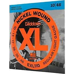 D'Addario EXL110 Nickel Wound Light Electric Guitar Strings Single-Pack