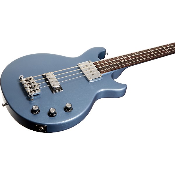 Gibson Limited Run Les Paul Junior DC EB11 Electric Bass Guitar Pelham Blue