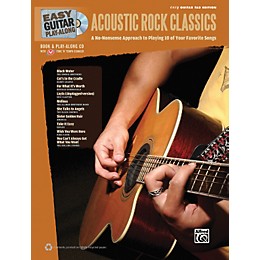 Alfred Easy Guitar Play-Along Acoustic Rock Classics Book & CD