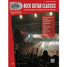 Alfred Easy Guitar Play-Along Rock Guitar Classics Book & CD