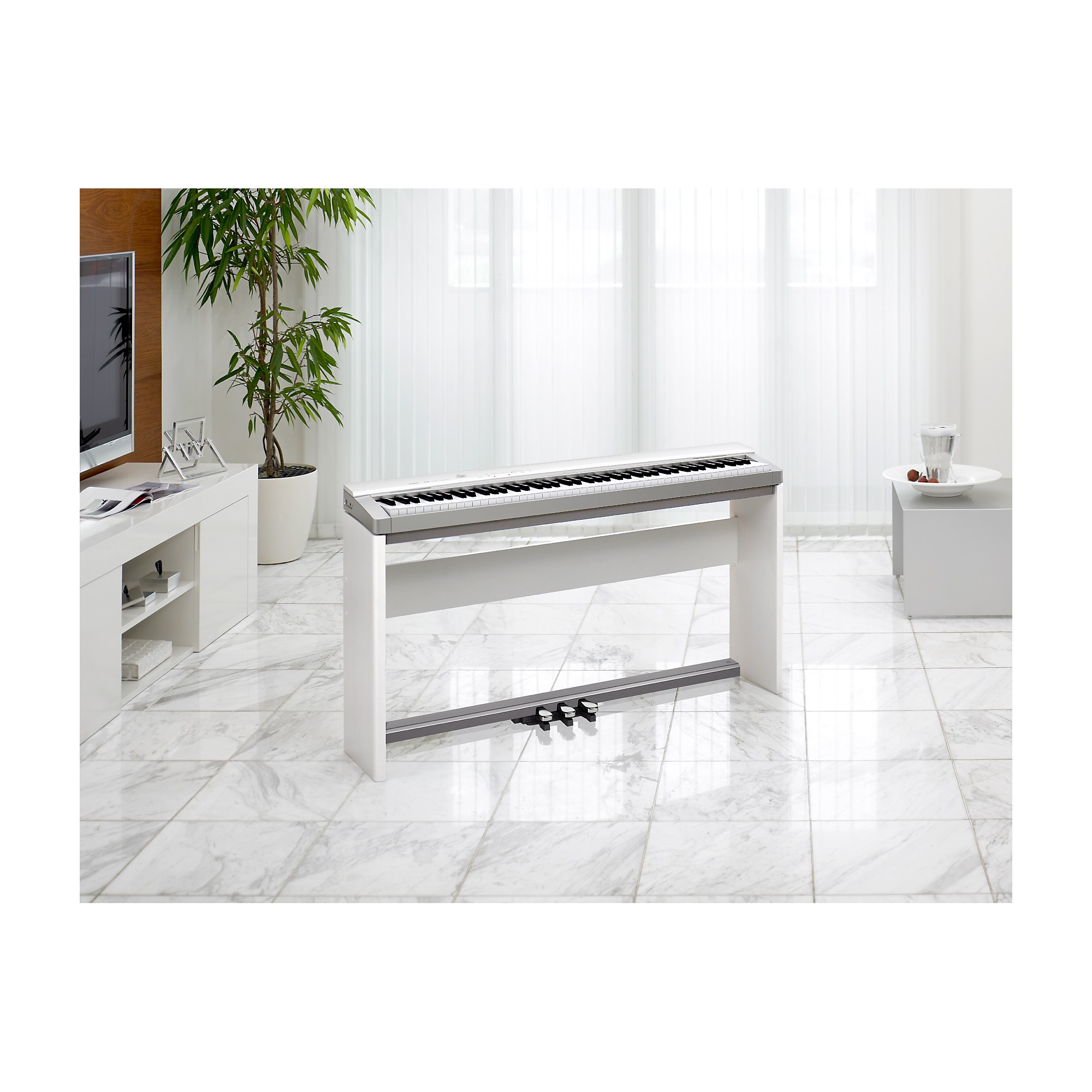 【美品】セット台座付き　Privia PXS-1000 Casio Privia PX-130 Digital Piano with Matching Stand and 3-Pedal