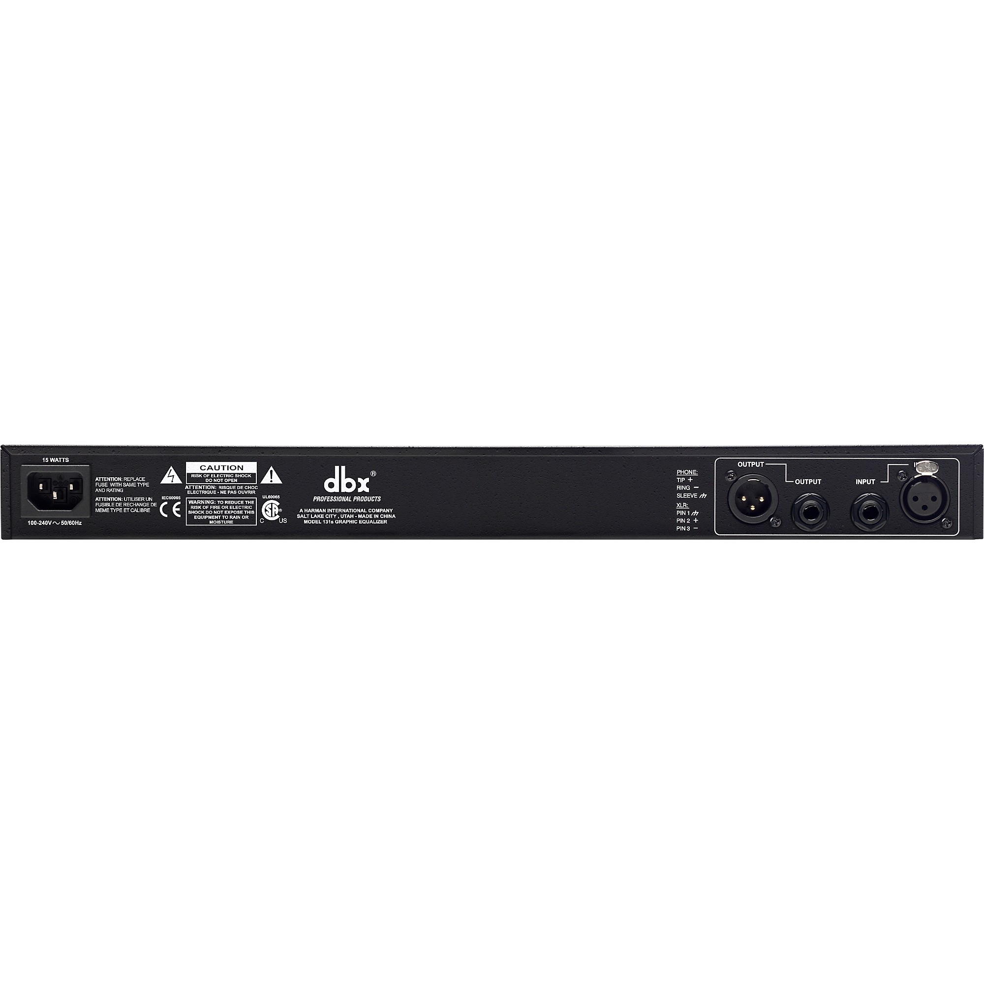 dbx 131s グラフィックイコライザー② dbx 131s Single Channel 31-Band Graphic Equalizer | Guitar Center