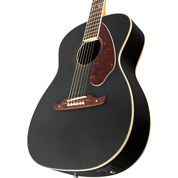 Fender Tim Armstrong Hellcat Acoustic Guitar Black Ruby