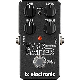 Open Box TC Electronic Dark Matter Distortion Guitar Effects Pedal Level 1