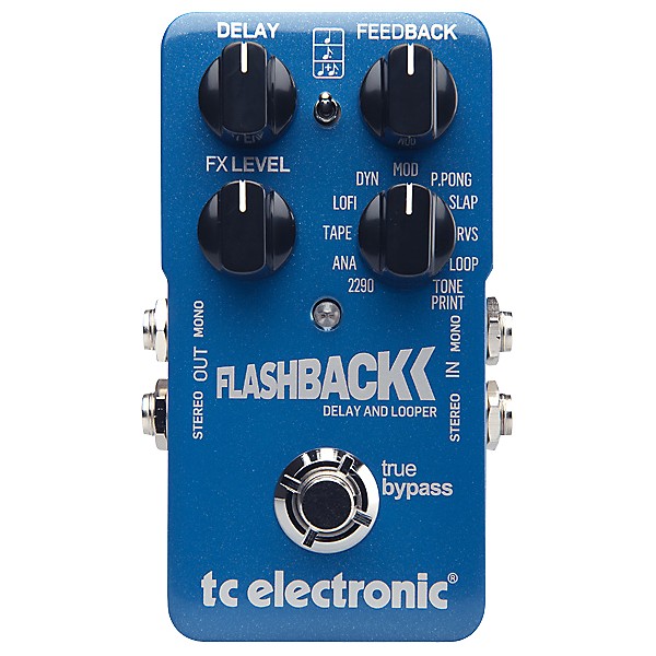 Open Box TC Electronic Flashback Delay TonePrint Series Guitar Effects Pedal Level 1