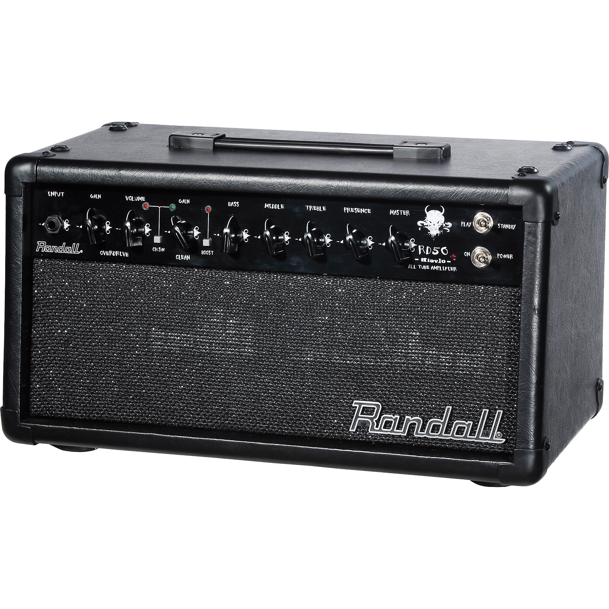 Randall Diavlo Series RD50H 50W Tube Guitar Amp Head Black