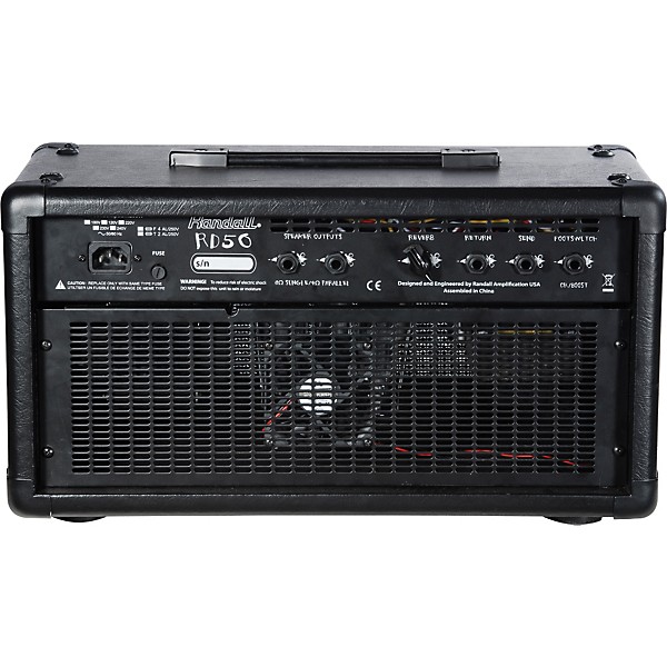 Randall Diavlo Series RD50H 50W Tube Guitar Amp Head Black