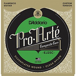 D'Addario EJ25C Pro-Arte Composites Flamenco Guitar Strings - Clear Nylon