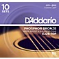 D'Addario EJ2610-P 10-Pack Custom Light Acoustic Guitar Strings thumbnail