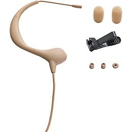 Audio-Technica BP893 Omnidirectional Headworn Condenser mic with Power Supply Beige