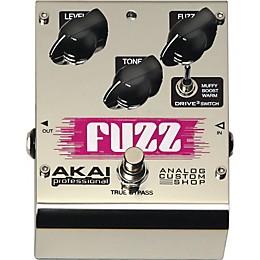 Akai Professional Analog Custom Shop Tri-Mode Fuzz Guitar Effects Pedal