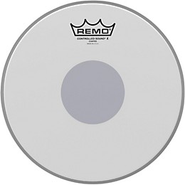 Remo Controlled Sound X With Black Dot On Bottom 10 in. Coated