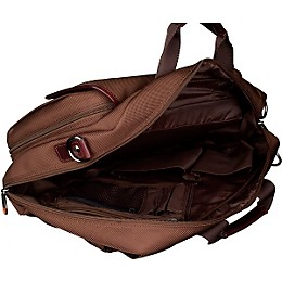 Protec LUX Flute and Piccolo Case with Sheet Music Messenger Bag Chocolate