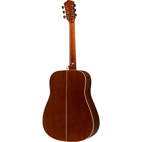 Open Box Washburn WD100DL Dreadnought Mahogany Acoustic Guitar Level 2 Natural 190839217738