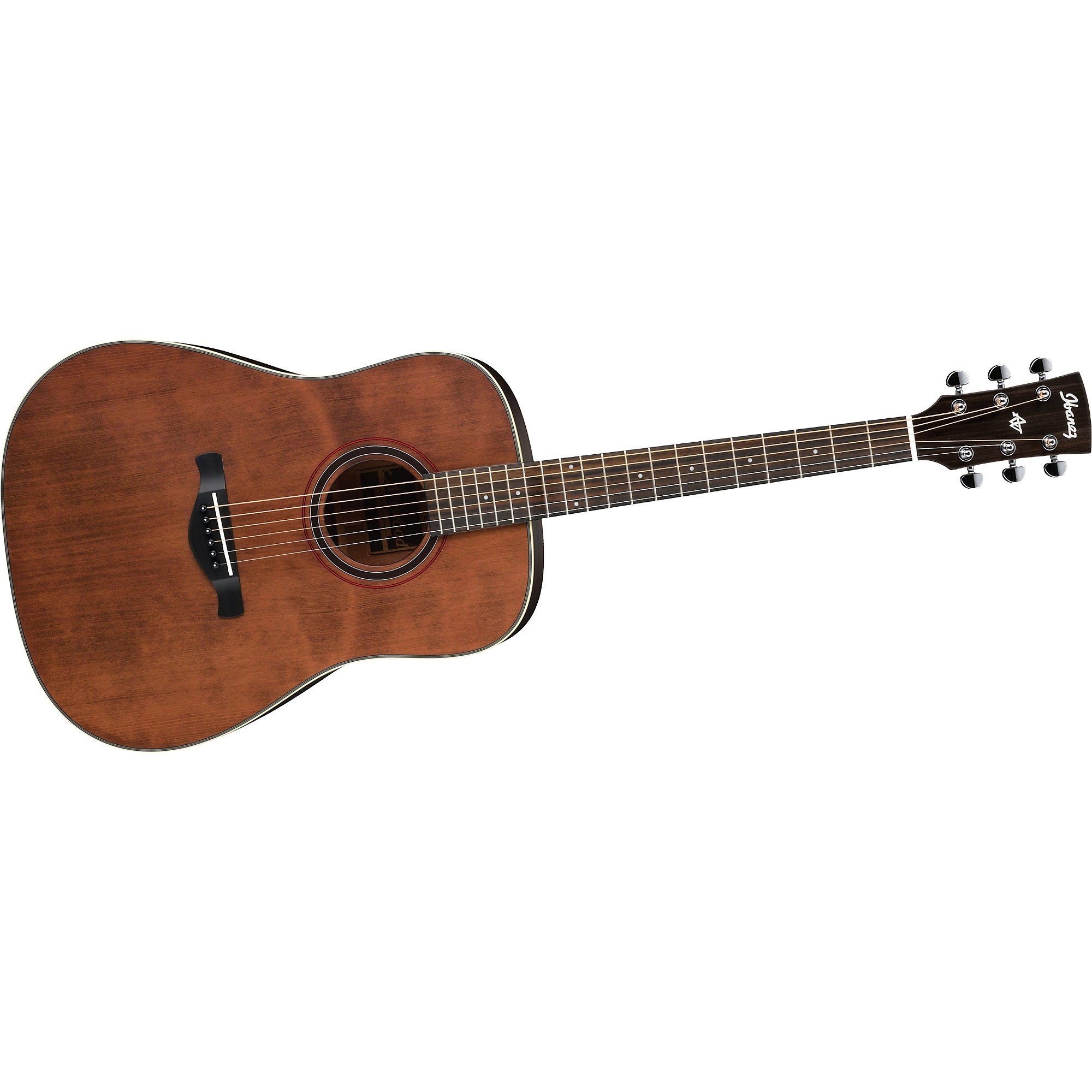 Open Box Ibanez AW250 Artwood Solid Top Dreadnought Acoustic Guitar Level 1  RUSTIC BROWN