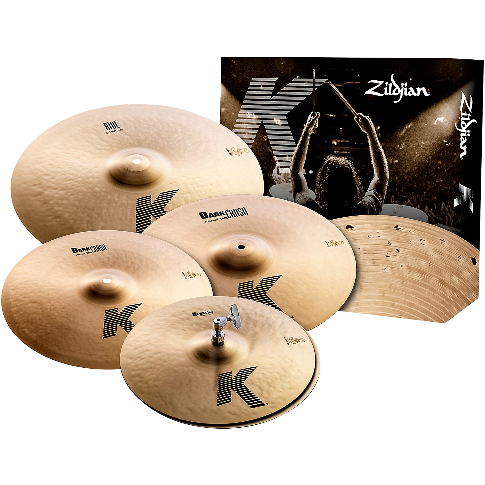 Dark cymbal outlet pack