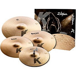 Zildjian K Cymbal Pack With Free 18" K Dark Thin Crash