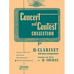 Hal Leonard Rubank Concert And Contest For Clarinet - Accompaniment CD