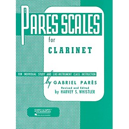 Hal Leonard Pares Scales For Clarinet