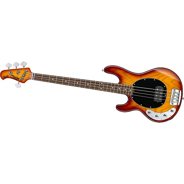 Sterling by Music Man StingRay Ray34 Left-Handed Electric Bass Guitar Honey Burst