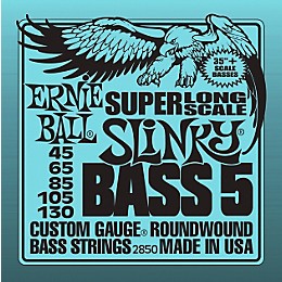 Ernie Ball 5-string Slinky Bass Strings Super Long Scale