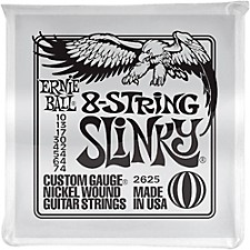 Ernie Ball .009-.080 Skinny Top Heavy Bottom 8-String Guitar