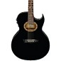 Ibanez Euphoria Steve Vai All Solid Wood Signature Acoustic-Electric Guitar High Gloss Black Pearl thumbnail