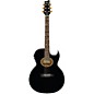 Ibanez Euphoria Steve Vai All Solid Wood Signature Acoustic-Electric Guitar High Gloss Black Pearl