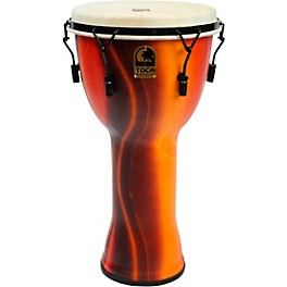 Blemished Toca Freestlyle Mechanically Tuned Djembe With Extended Rim Level 2 12 in. Black Mamba 197881209957