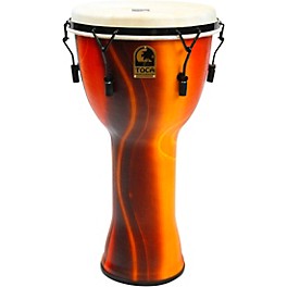 Toca Freestlyle Mechanically Tuned Djembe With E... Toca Freestlyle Mechanically Tuned Djembe With Extended Rim 10 in. Fiesta