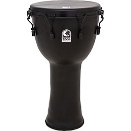 Toca Freestlyle Mechanically Tuned Djembe W... Toca Freestlyle Mechanically Tuned Djembe With Extended Rim 10 in. Black Mamba