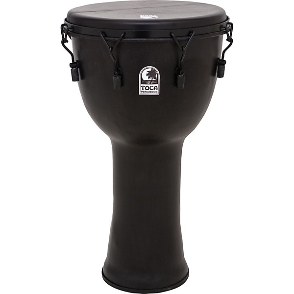 Open Box Toca Mechanically Tuned Djembe with Extended Rim Level 1 10 in. Black Mamba