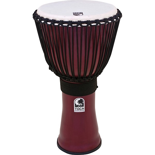 Toca Freestyle II Rope-Tuned Djembe 12 in. Deep Red